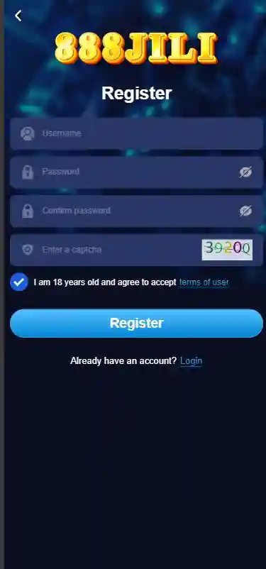 register 888jili